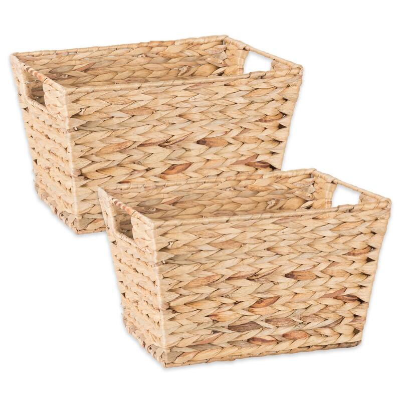 Porch & Den Ridgeview Water Hyacinth Basket (Set of 5) - Medium