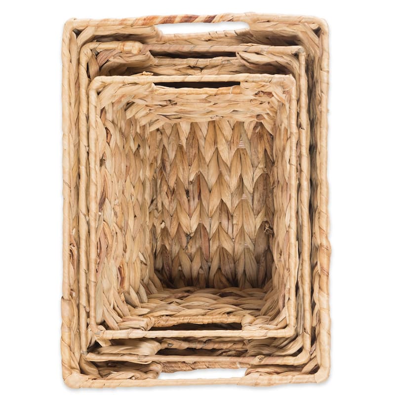 Porch & Den Ridgeview Water Hyacinth Basket (Set of 5)