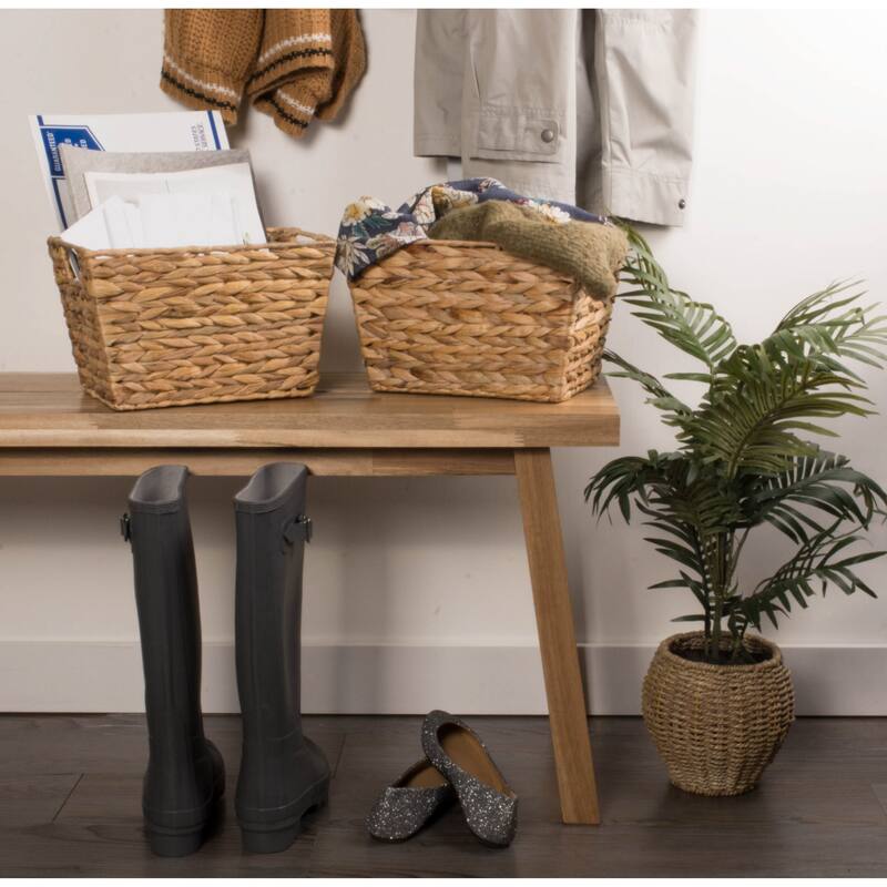 Porch & Den Ridgeview Water Hyacinth Basket (Set of 5)