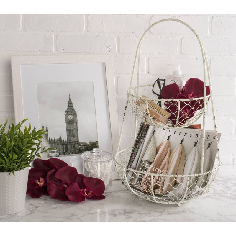 DII Chicken Wire Tiered Stand