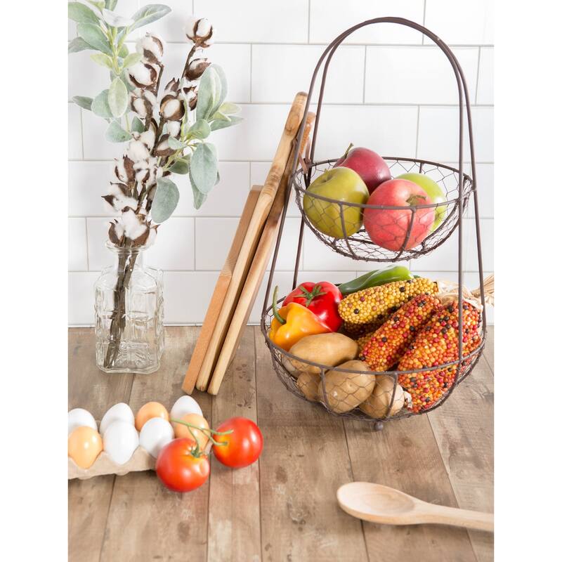 DII Chicken Wire Tiered Stand