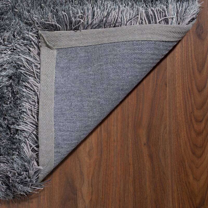 Addison Aurora Deeply Complex Modern Steel Shag Area Rug