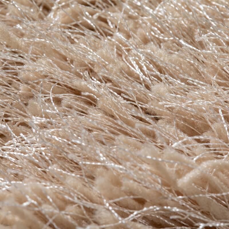 Addison Aurora Deeply Complex Modern Khaki Shag Area Rug