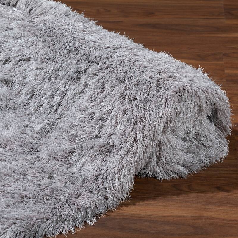 Addison Aurora Deeply Complex Modern Grey Shag Area Rug
