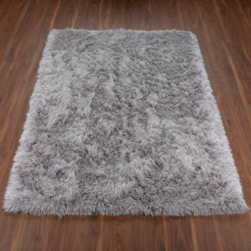 Addison Aurora Deeply Complex Modern Grey Shag Area Rug