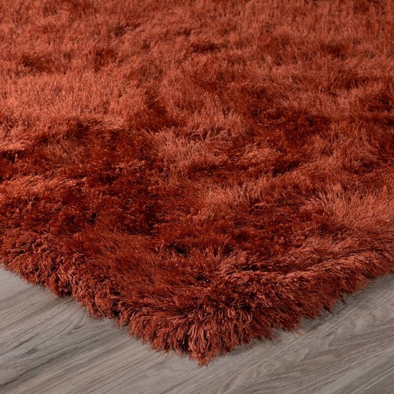 Addison Aurora Deeply Complex Modern Spice Shag Area Rug