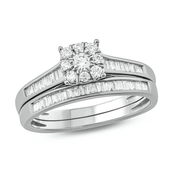 Shop Cali Trove 5 8 Cttw Diamond Bridal Ring Set In 10kt Gold On