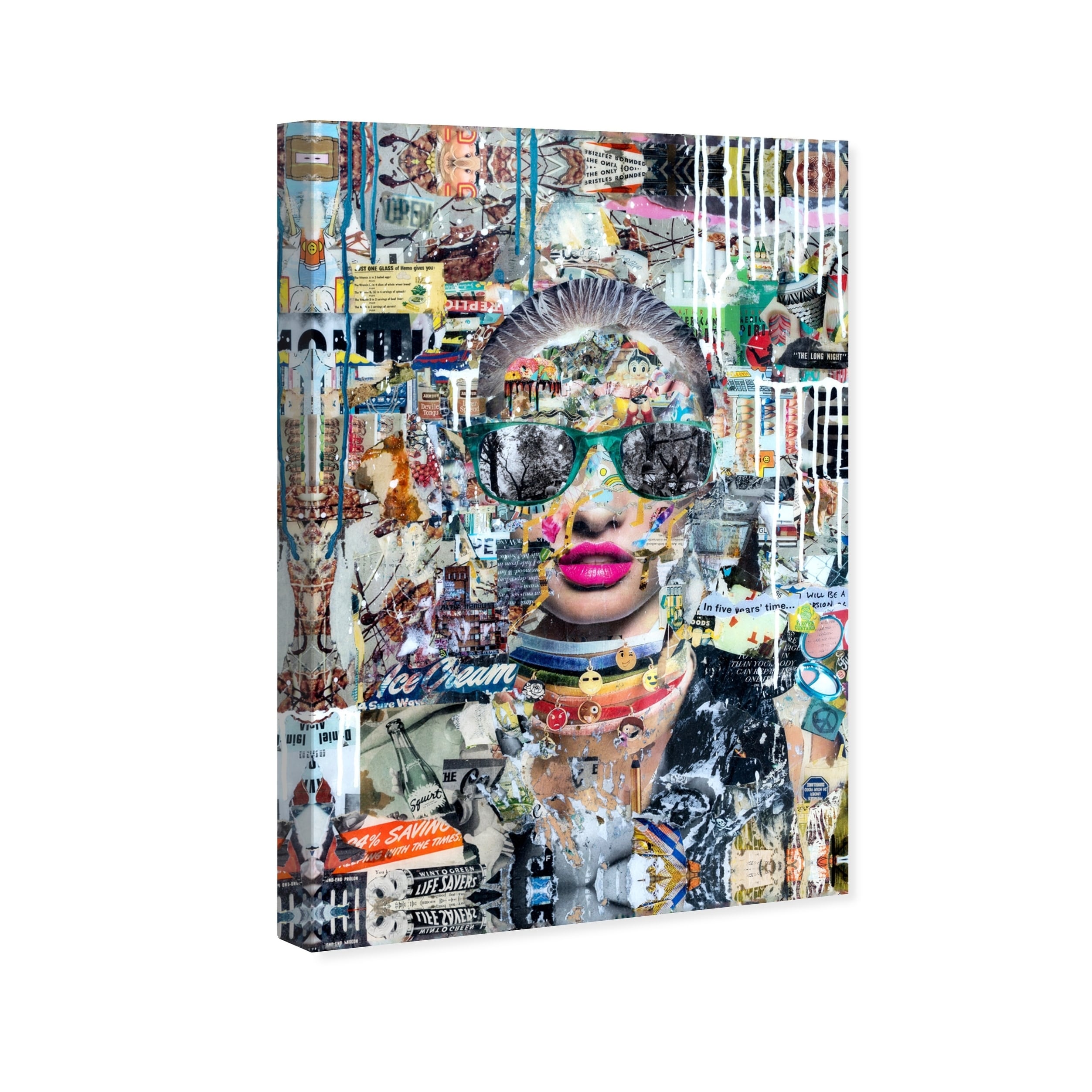 正規品 Oliver Gal FLOWERS IN FASHION かち Oliver Gal 'Katy Hirschfeld - LongNight' Fashion and Glam