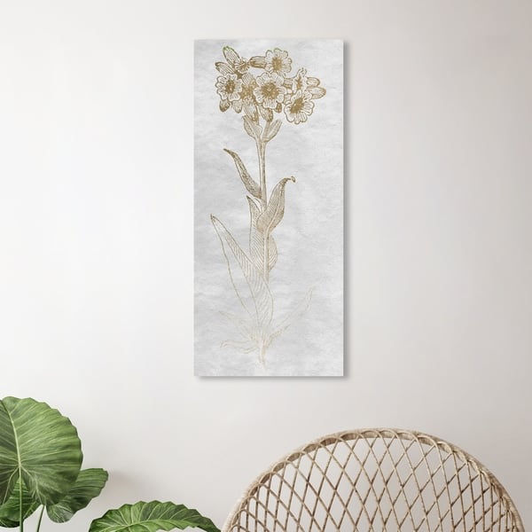 Flower Sketch Canvas Print