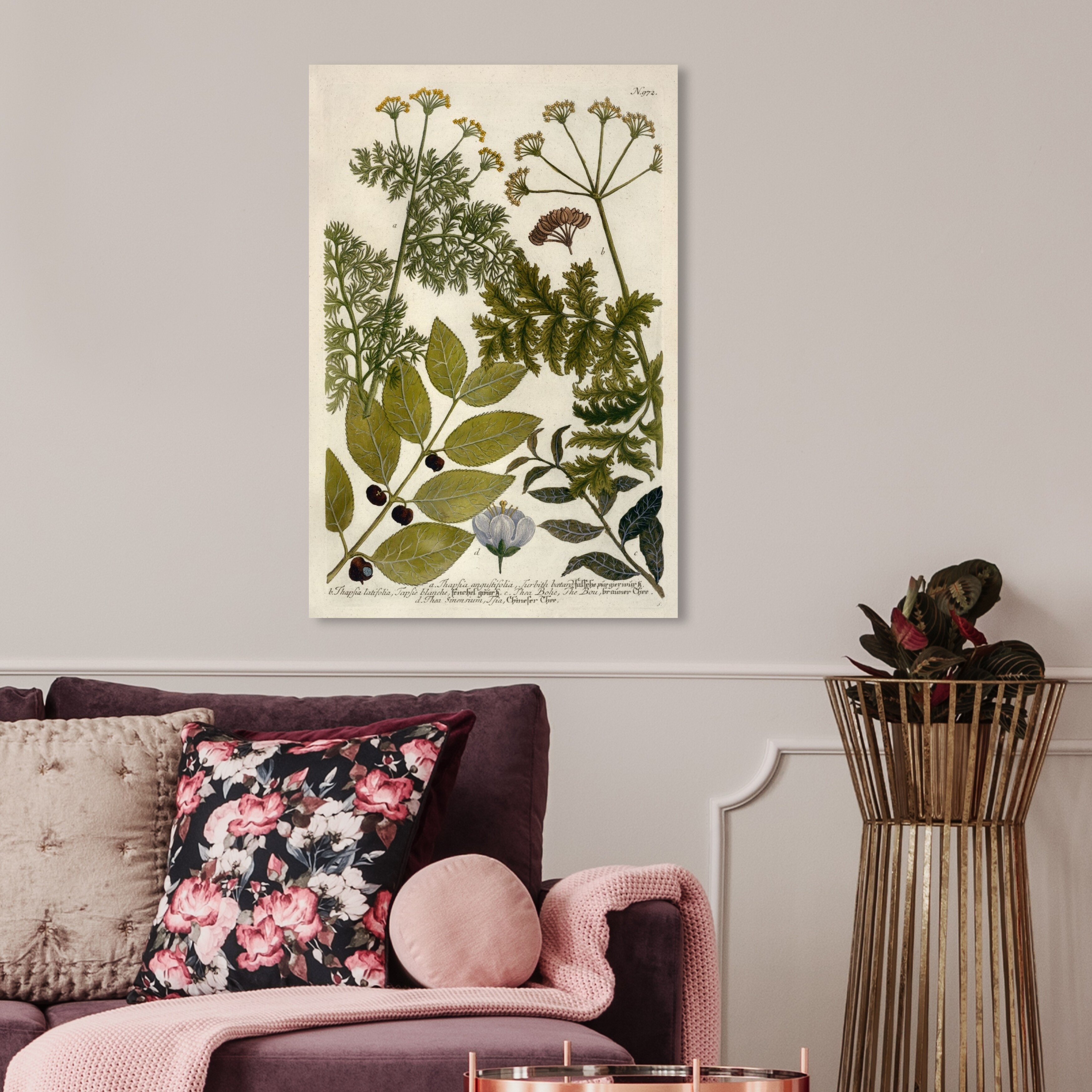 Shop Black Friday Deals On Oliver Gal Thapfia Floral And Botanical Wall Art Canvas Print Green Brown Overstock 28526030 16 X 24