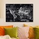 Oliver Gal 'Chart of the World Map 1863' Maps and Flags Wall Art Canvas ...