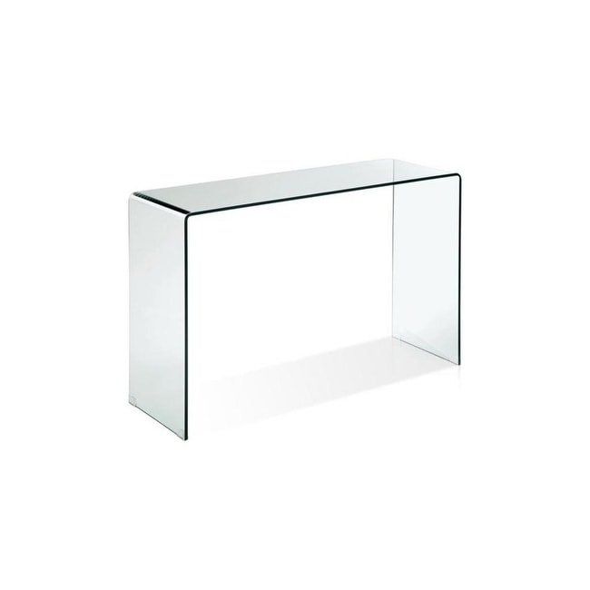 glass waterfall console