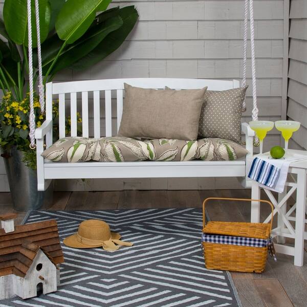 Shop Havenside Home Glasgow Tropical Leaves Reversible Tufted