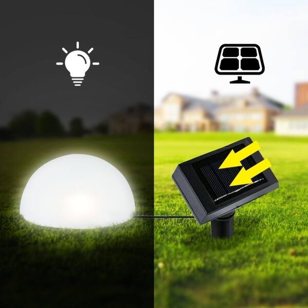 Shop 1pc Solar Power Plug Ground Light Outdoor Waterproof