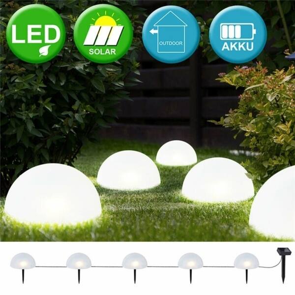 Shop 1pc Solar Power Plug Ground Light Outdoor Waterproof