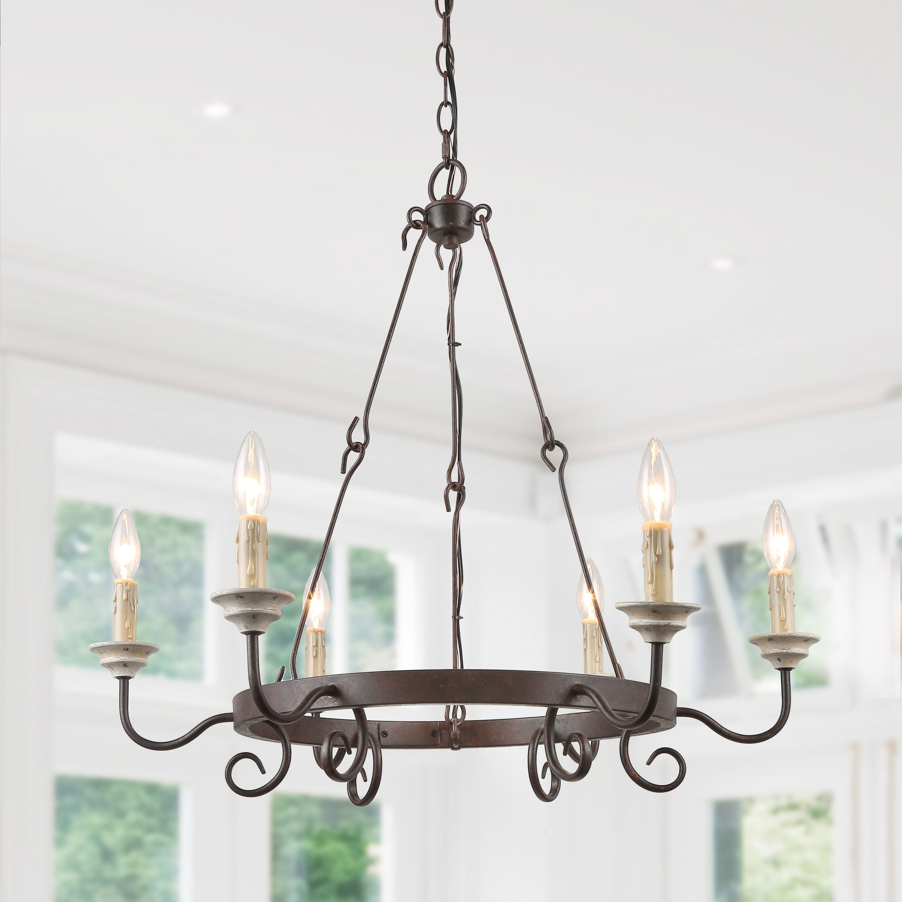 Shop The Gray Barn Flying Turtle French Country Chandelier Rusty