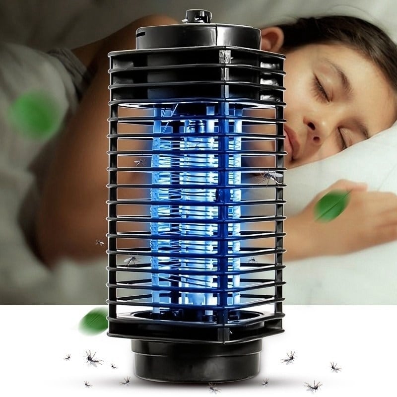 LED Electric Mosquito Fly Bug Insect Trap Zapper Killer Night Lamp USA Plug New 