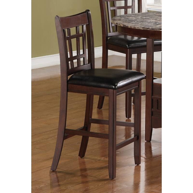 Copper Grove Mansa Black and Espresso 7-piece Counter-height Dining Set