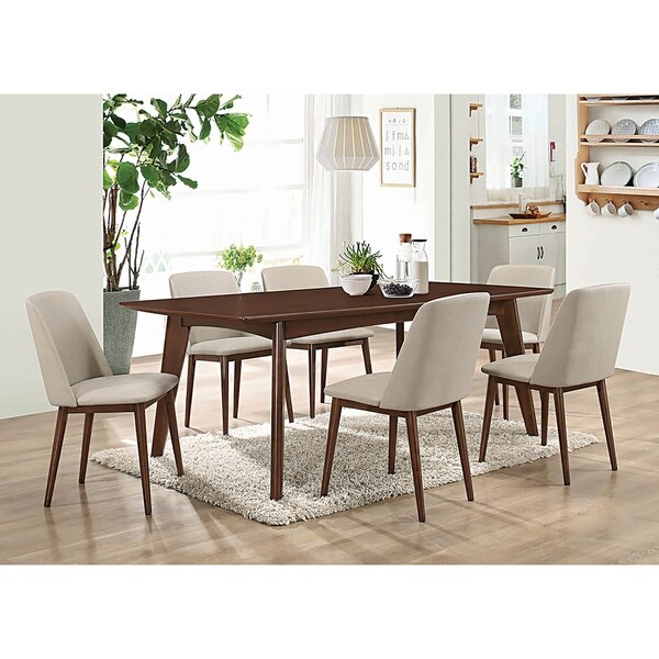 Markhampton Tan and Dark Walnut 5-piece Dining Set