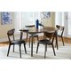 preview thumbnail 1 of 0, Markhampton Black and Dark Walnut 7-piece Dining Set
