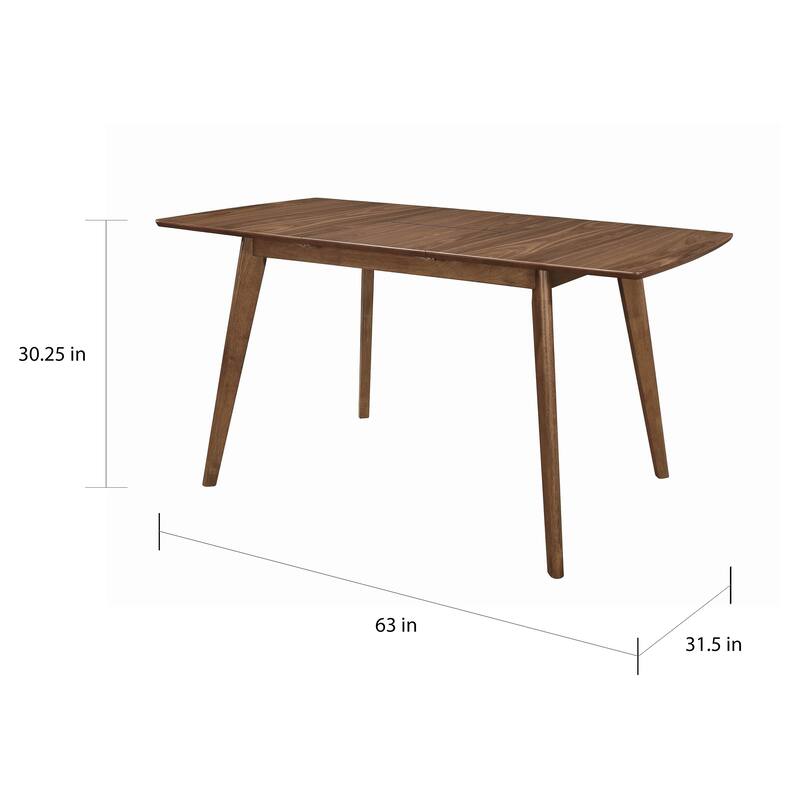 Carson Carrington Daglosten Grey and Natural Walnut 7-piece Dining Set