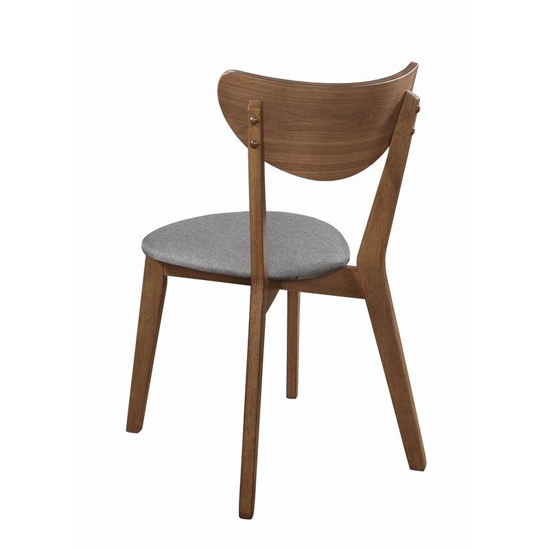 Carson Carrington Daglosten Grey and Natural Walnut 7-piece Dining Set