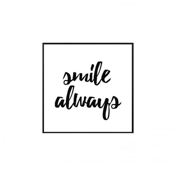Star Home Décor Smile Always By Angel 12x12 Word Art Canvas Angel 12x12 Word Art Canvas