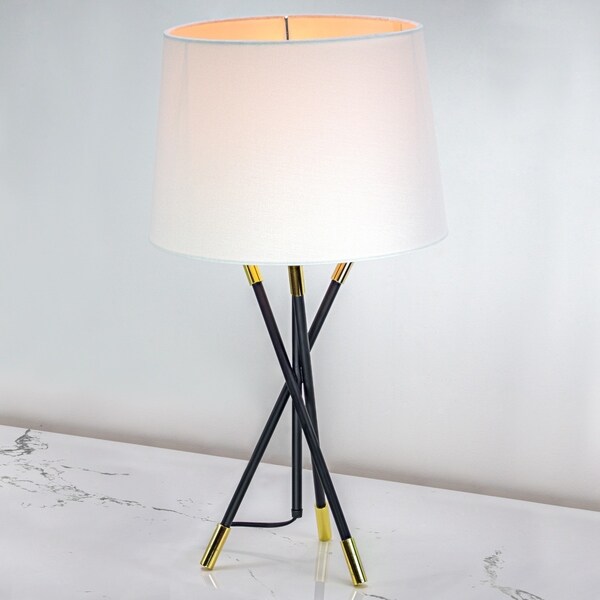 gold tripod table lamp