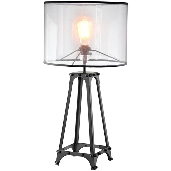 industrial style bedside lamp