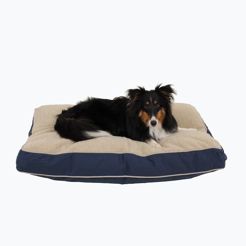 Carolina Pet Four Season Jamison Orthopedic Napper - Small (36"x27"x4") - Blue