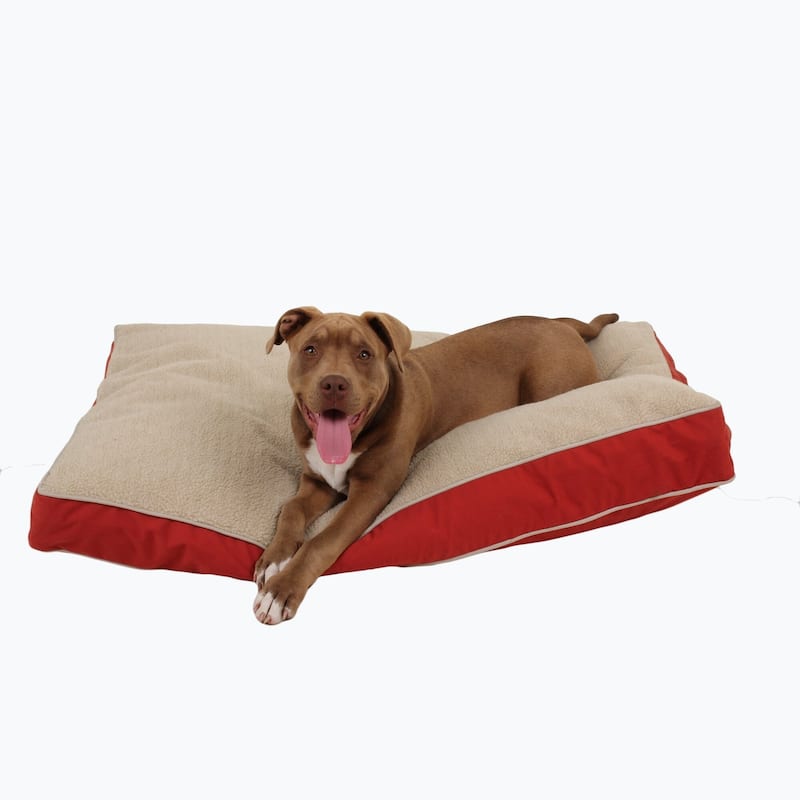 Carolina Pet Four Season Jamison Orthopedic Napper - Medium (42"x30"x4") - Barn Red