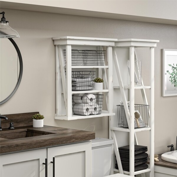 Avenue Greene Livingston White Wall Shelf. Opens flyout.