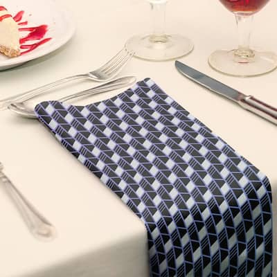 Ombre Geometric Stripes Napkin