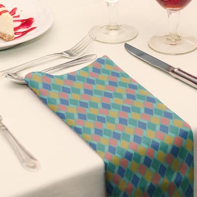 Retro Diamonds Napkin