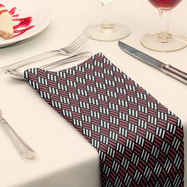 slide 1 of 12, Classic Stripe Diamonds Napkin