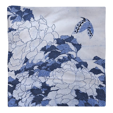 Peonies and Butterfly Napkin