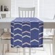 preview thumbnail 5 of 28, Two Color Lined Chevrons Table Runner 16 x 72 - Cotton Blend - Blue & Pink