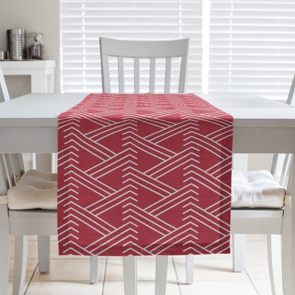 Classic Zig Zag Pattern Table Runner - On Sale - Overstock - 28528139