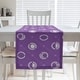 preview thumbnail 29 of 30, Monochrome Moon Phases Pattern Table Runner 16 x 72 - Cotton Blend - White & Purple