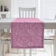 preview thumbnail 16 of 14, Classic Ditsy Floral Pattern Table Runner 16 x 72 - Polyester - Pink