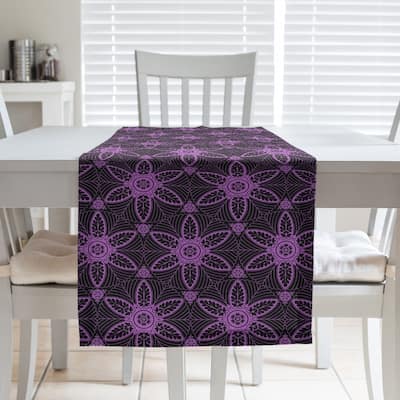 Classic Ornate Circles Table Runner