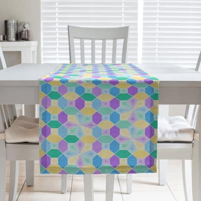 Stained Glass Pattern Table Runner