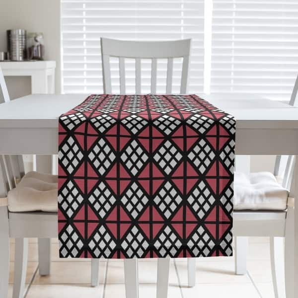 Classic Diamonds Table Runner | Overstock.com Shopping - The Best Deals ...