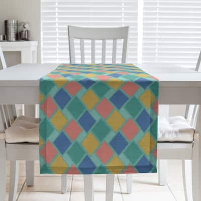 Retro Diamonds Table Runner