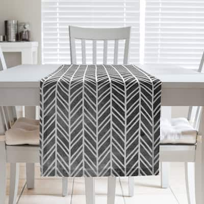 Herringbone Pattern Table Runner