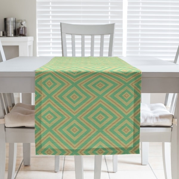 Square Lattice Table Runner - Overstock - 28528470