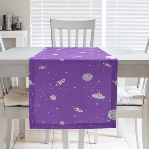 Outer Space Pattern Table Runner