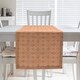 preview thumbnail 3 of 20, Monochrome Doily Pattern Table Runner 16 x 72 - Cotton Blend - Orange