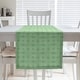 preview thumbnail 7 of 20, Monochrome Doily Pattern Table Runner 16 x 72 - Cotton Blend - Green