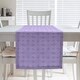 preview thumbnail 13 of 20, Monochrome Doily Pattern Table Runner 16 x 72 - Cotton Blend - Purple